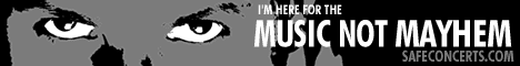Safe Concerts Banner